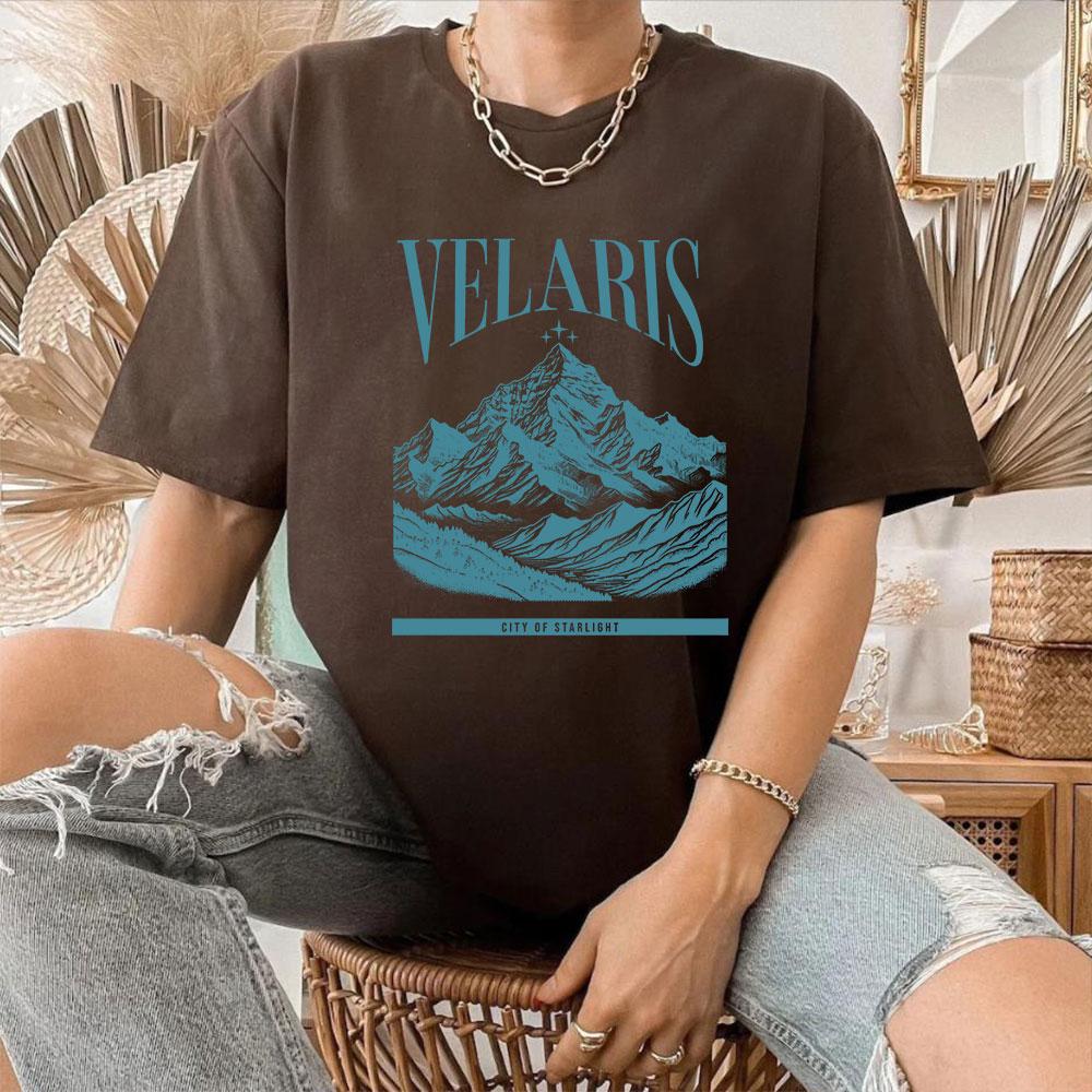 SJM Velaris Shirt ACOTAR Tshirt ACOMAF City of Starlight Night Court Rhysand Tees Sarah J Maas Bookish Apparel Book Lover Gift