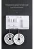 Punch-Free Wall-Mounted Bathroom Toothbrush & Toothpaste Holder Set