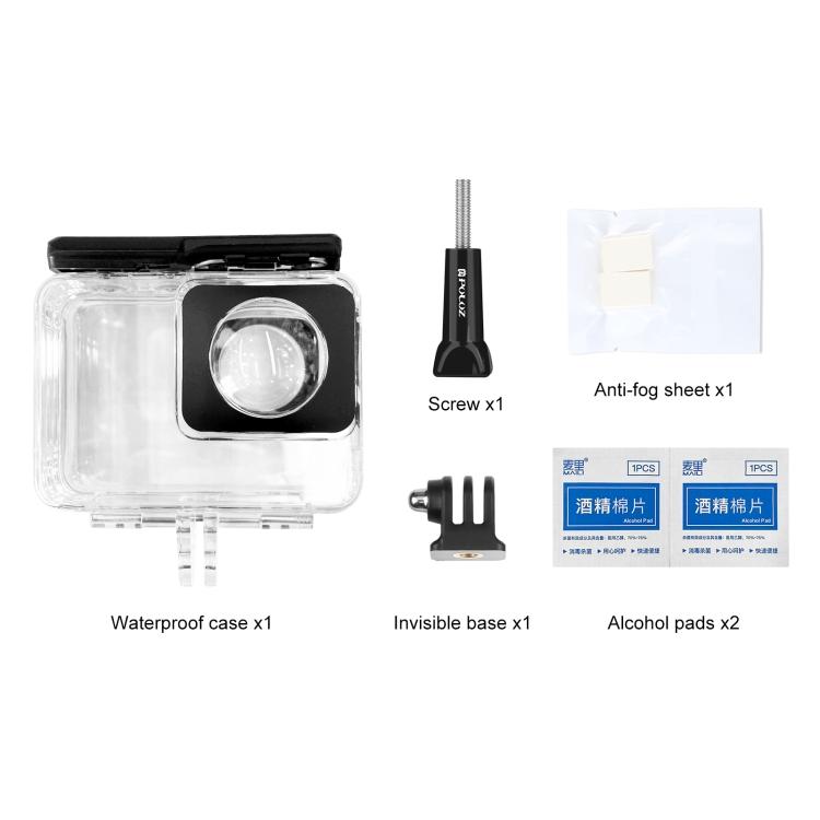 Pentru Insta360 One RS 360 Edition PULUZ Carcasă de Scufundare la Adâncime Subacvatică 30m Carcasă Impermeabilă