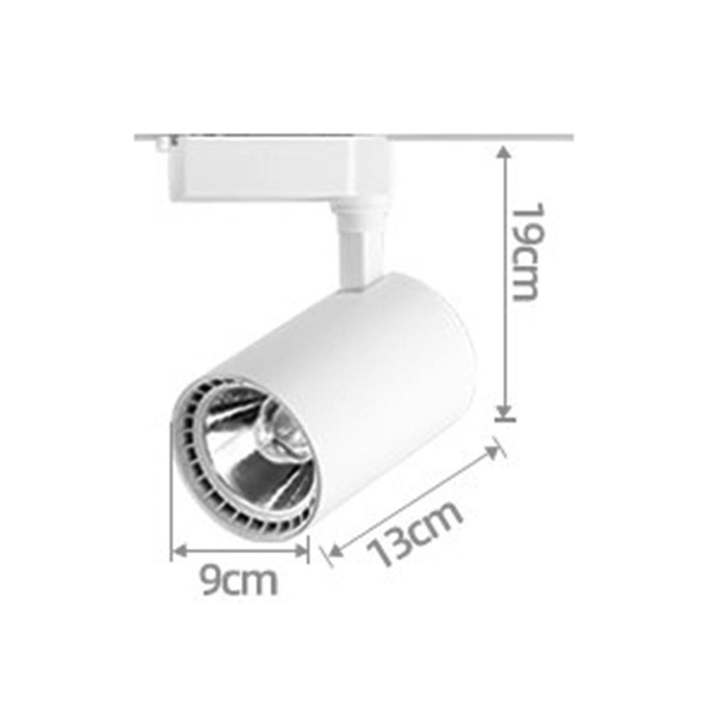 LED COB Track Lamp 0W Rotatable Adjustable Ceiling Rail Light for Clothing Store Shop