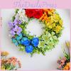 Flower Colorful Artificial Garland Door Hanging Decoration Festive Prop Venue