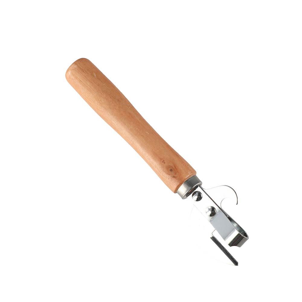 2 In 1 Wooden Handle Can Opener Manual Lid Remover Kitchen Gadgets Bottle Opener  Wine Bottle