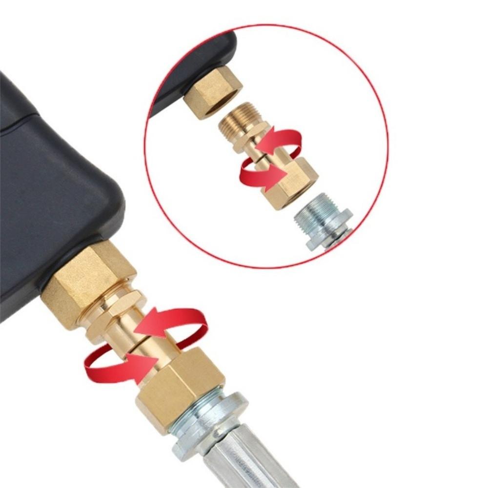 Quick High Pressure Washer Connector Brass Swivel Joint Connector  Pressure Washer Hose Accessories