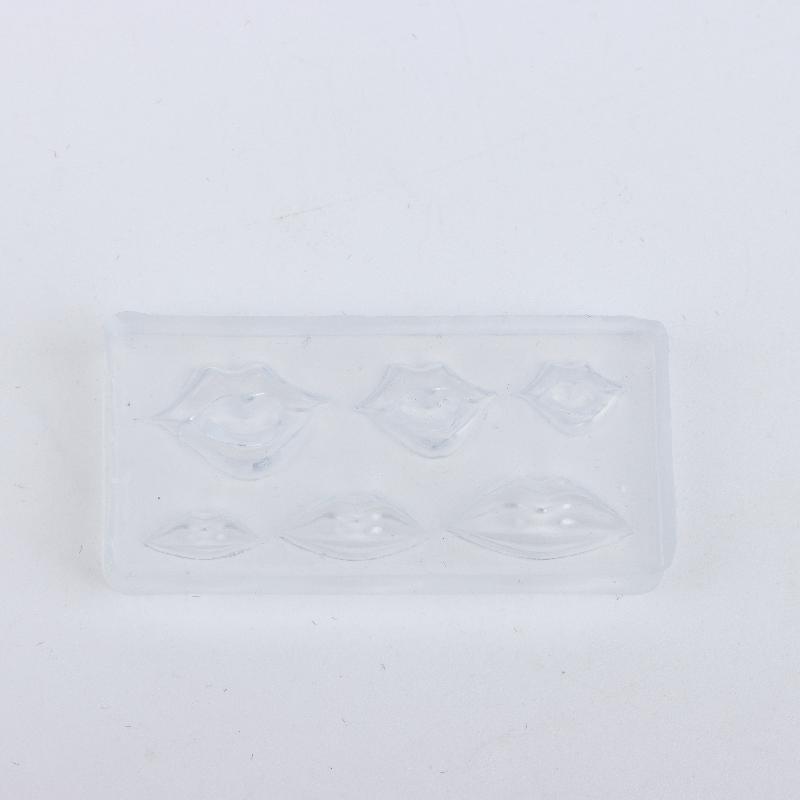 3D Lip Nail Art Silicone Mold Heat Resistant 1Pcs Cute Nail Charm Tool for Women Gel Nail Art DIY