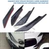 Paraurti Anteriore Auto Canard Splitter Lip Diffusore Splitter Protezione Graffi Copertura Carbonio