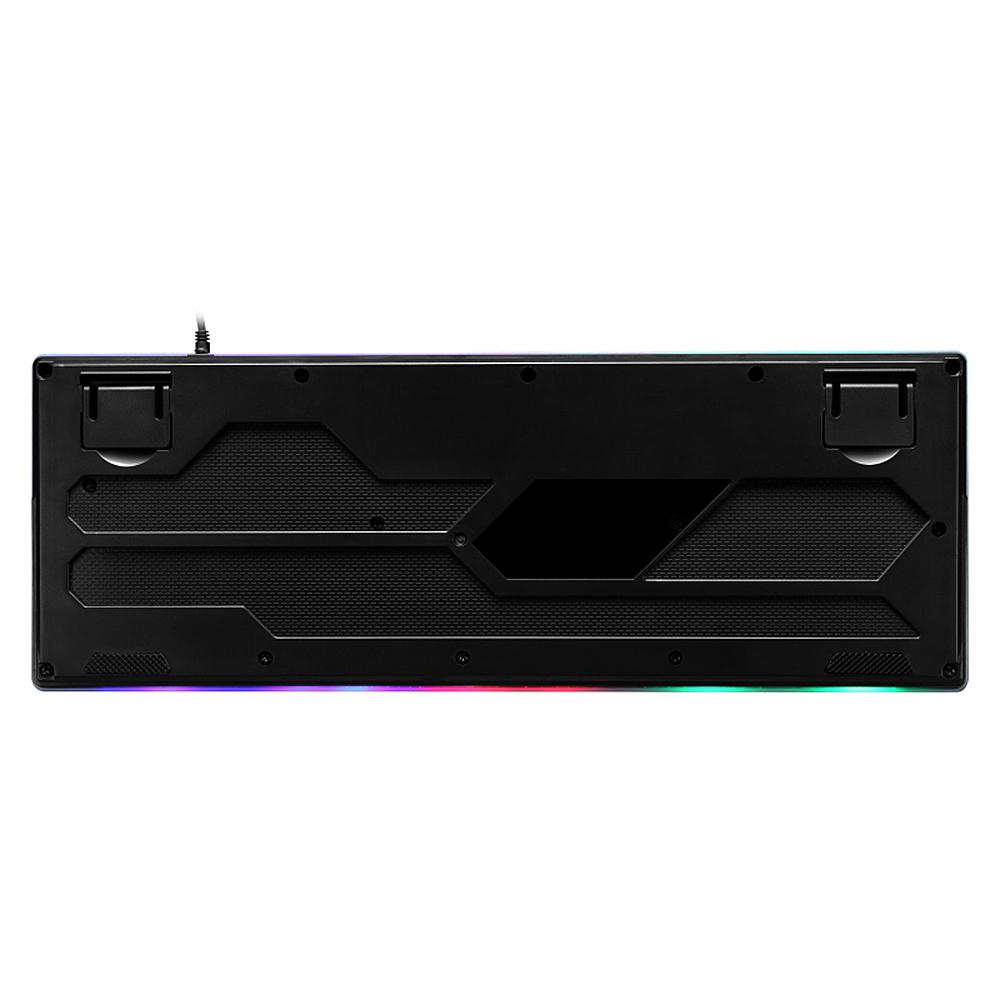 

Проводная USB-клавиатура GK10, игровая клавиатура, 87 клавиш, красочная клавиатура с подсветкой, эргономичная игровая клавиатура чёрный