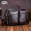 Brand Man Messenger Bag Genuine Leather Crossbody Bag Fashion Male Travel Tote Bag Shoulder Bag