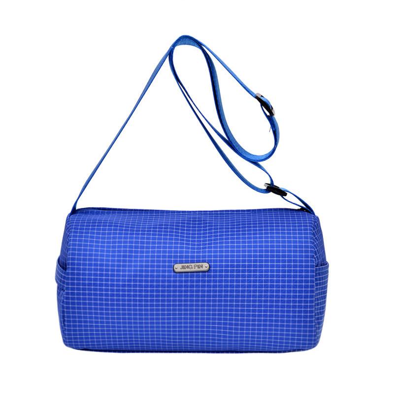 Nylon Casual Crossbody Bag With Colorblock Pattern For Daily Outings And Commuting
