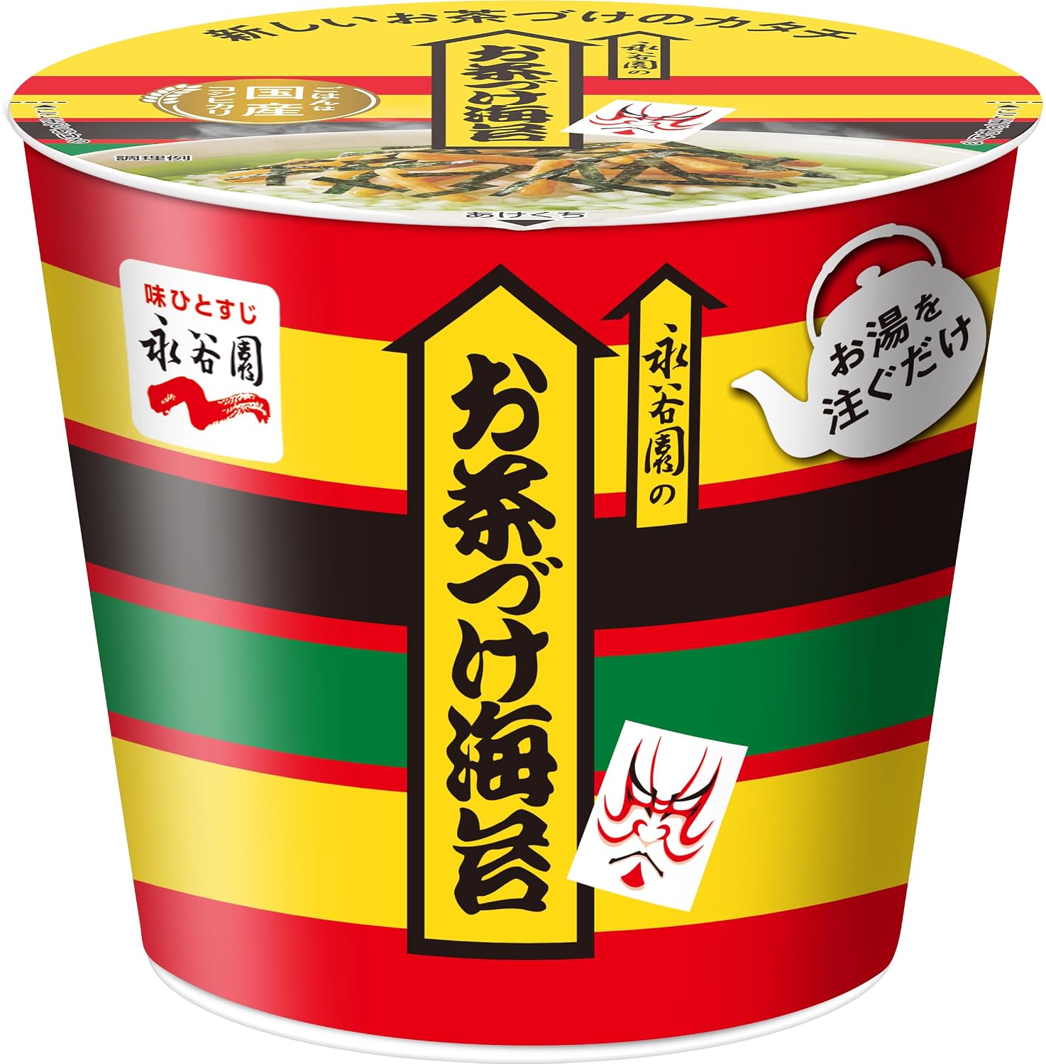 Nagatanien Cup-In Tea Zuke Nori Domestic Rice Used Instant Cup Type 29.4g 6 pieces