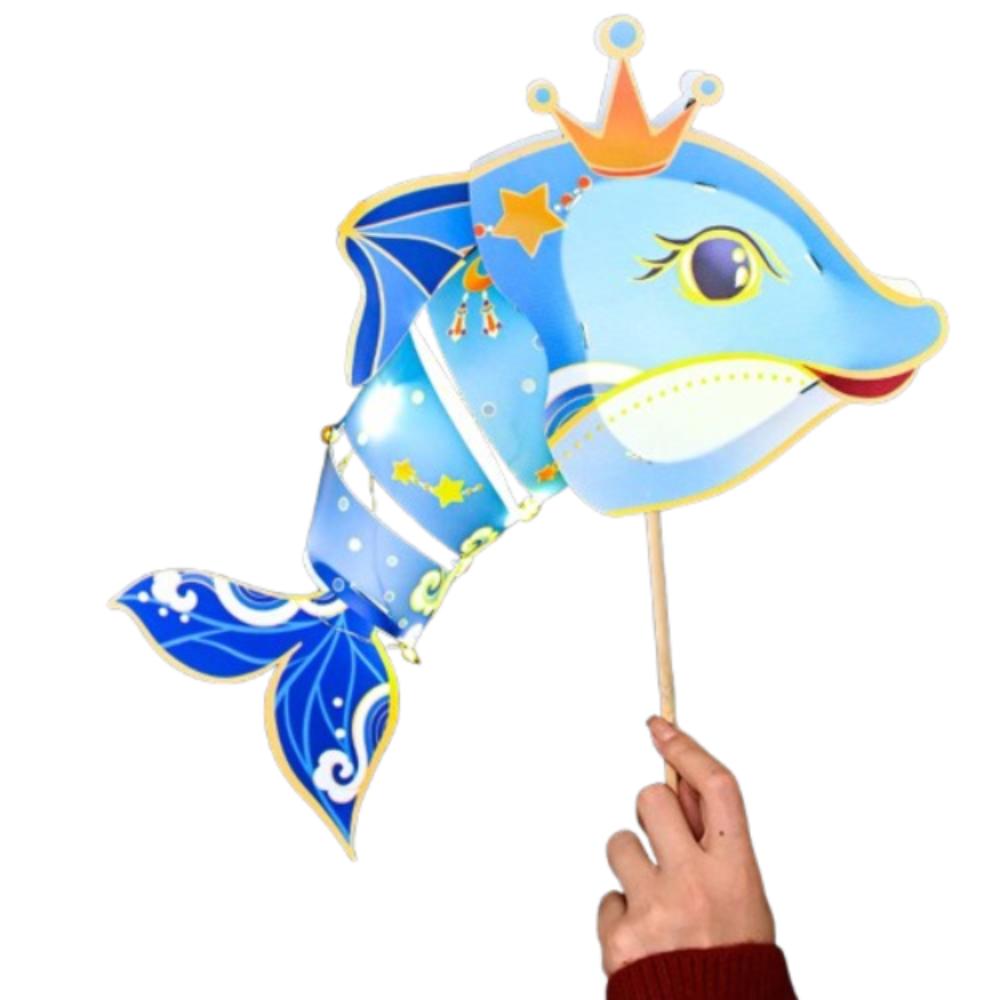 

Chinese Style New Year Dolphin Lantern Traditional New Year Luminous Lantern Spring Festival