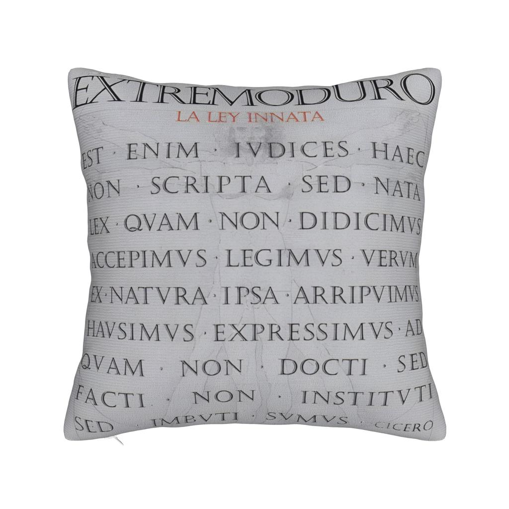 Extremoduro Canciones Prohibidas Album Pillow Cover Kawaii Pillow Case For Sofa Bedroom Home Decor Graphic Pillowcases Gift