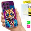 Etui Do Motorola Edge 60 Pro Obudowa Foto Case Plecki Tygrys + Szkło 9H