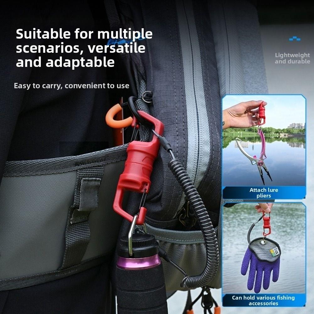Compact Magnetic Hanging Ring Buckle Lightweight Multi-Function Carabiner Outdoor Fishing