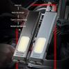 Multi-functional Flashlight with Back Clip USB Rechargeable IPX4 Waterproof Work Lamp Magnetic Portable Outdoor Camping Hiking Emergency Lamp