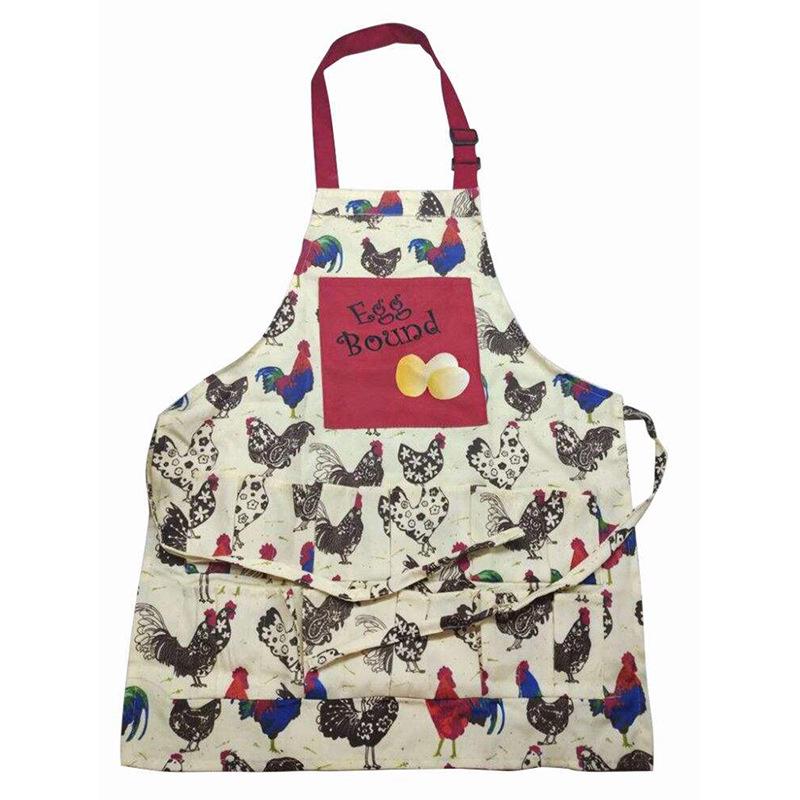 Canvas Egg Collecting Apron: Half-Body, Multi-Pocket Design for Adults and Children