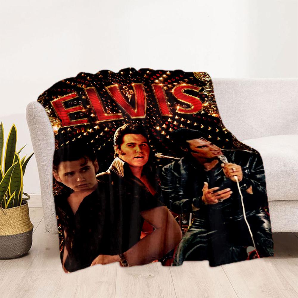 Elvis Presley: Rock 'n' Roll Legend Blanket Durable Comfort Perfect for Bedding Chair Bed Four Seasons Multipurpose Stylish Decor