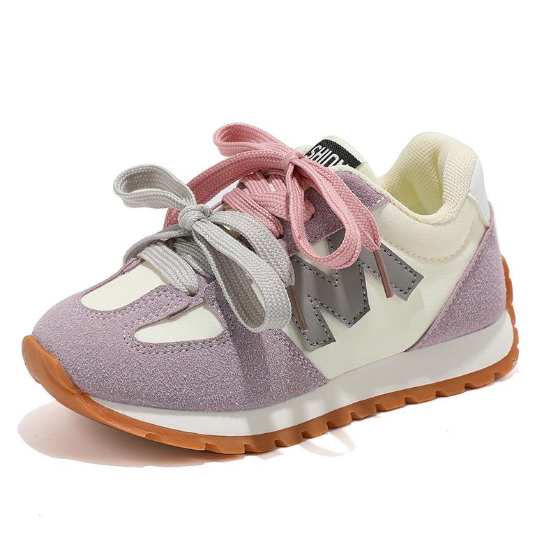 Fashion Spring Autumn Children's Soft Soled Anti Slip Wear Resistant Student Running Shoes Boys Girls Leisure Sports Shoes Size 26-37