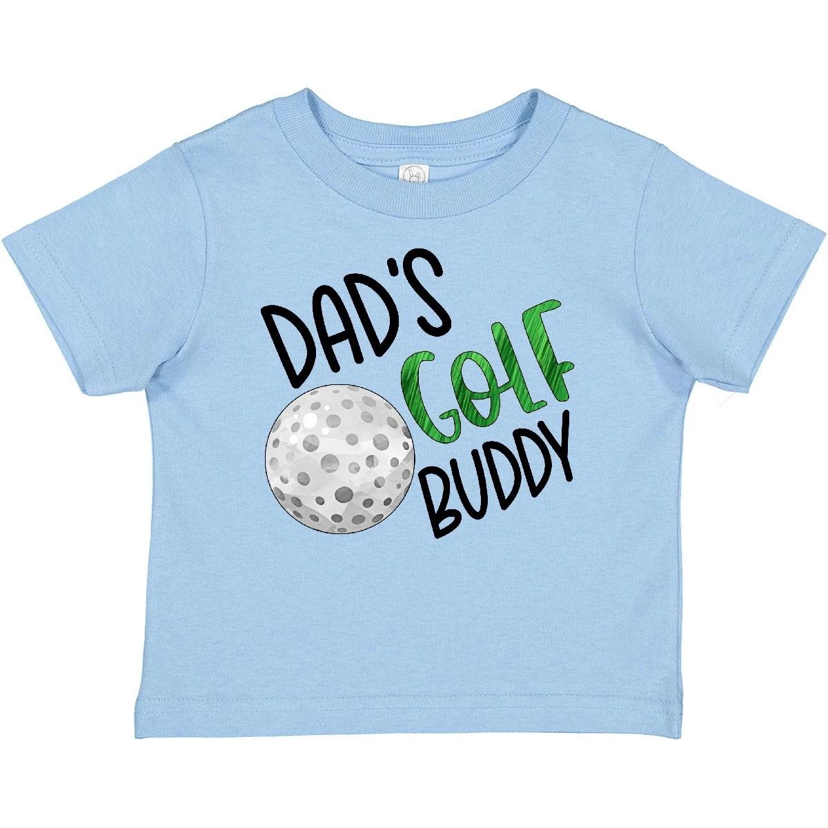 

Inktastic Dad s Golf Buddy With Golf Ball Baby kids boys T-Shirt Fathers Day Kids Dad Fun 140