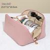 PU Large-Capacity Waterproof Travel Cosmetic Bag for Women