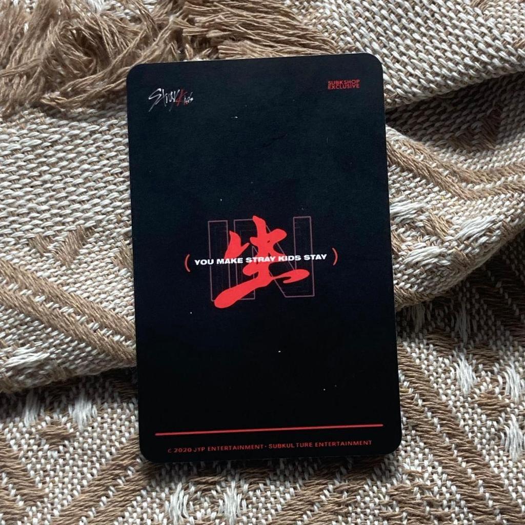 [USED] Stray Kids Felix in live subk shop SKZ trading card