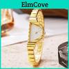 Dial Quartz Womens Halfmoon Creative Authentic Watch Wristwatch Gift