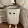 Ins Cute High Beauty Kitchen Living Room Garbage Can Home Premium Bedroom Bathroom Toilet Fun Large Capacity Storage Bin