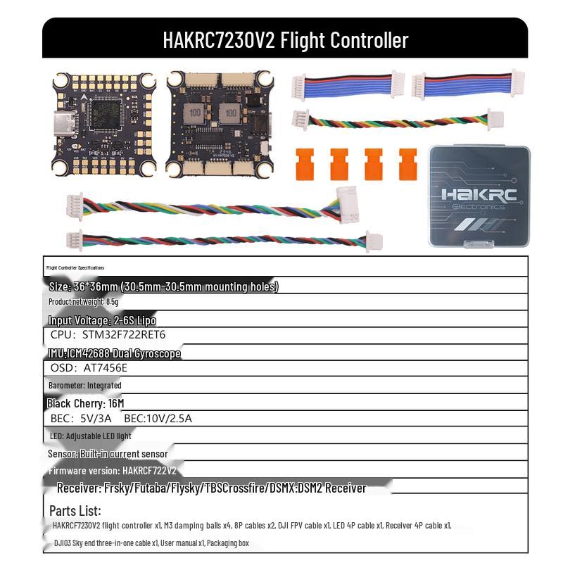 HAKRC F722 V2 Controller di Volo FPV