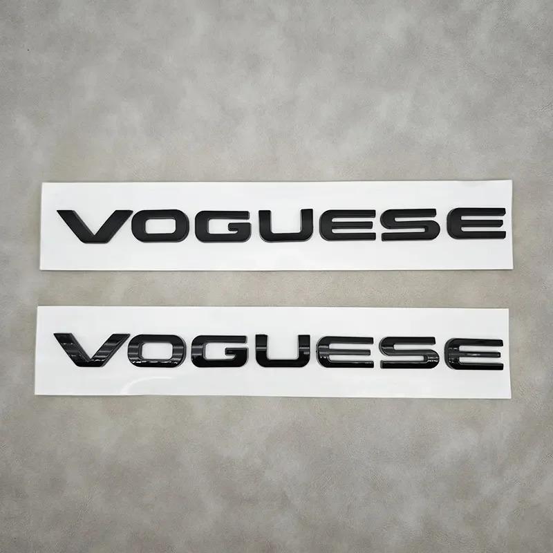 1Pc Range Rover Executive Extended Edition Accessories 3D ABS VOGUE SE Letters Logo Car Rear Trunk Badge Stickers