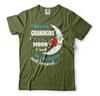 Ich liebe meine Enkel bis zum Mond und zurück Shirt Oma Opa Geschenk Shirt