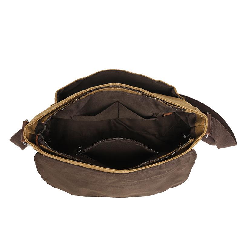 Portable Camera Bag Men's Single Shoulder Oblique Straddle Bag Outside Travel Oblique Back Electric Head Canvas