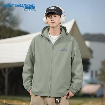 Jeanswest Unisex Windproof Water-Resistant Outdoor Jacket