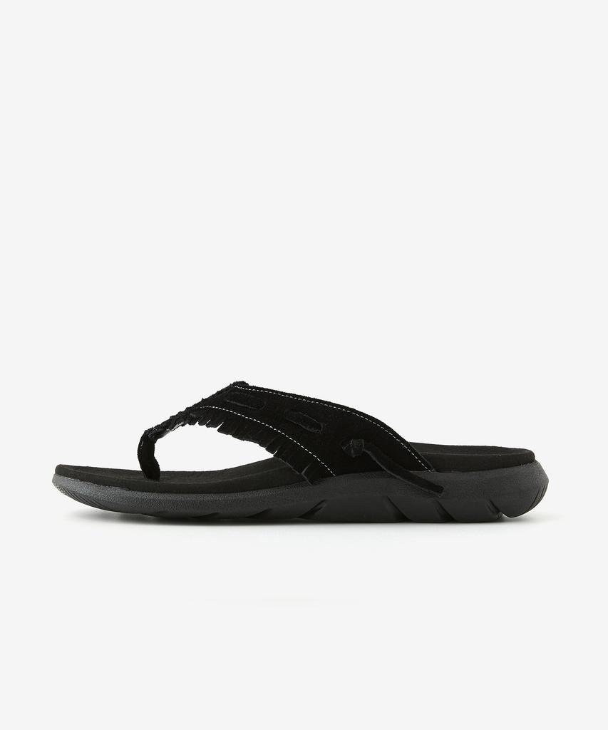 Romantic Move The Loose Flip-Flops R25M703 (Black Suede)