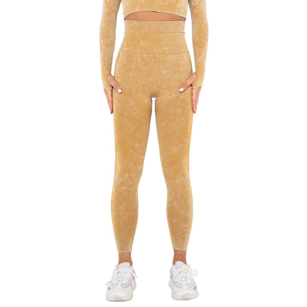 Women's Seamless Knitting High Waist Tight Fitting Hip Lift Motion Yoga Pants