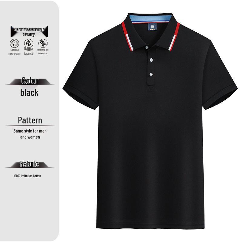 Custom Embroidered Polo Shirt - Men's Quick-Dry Short Sleeve Workwear