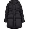 Women's 90% White Duck Down Hooded Mid-Length Puffer Jacket