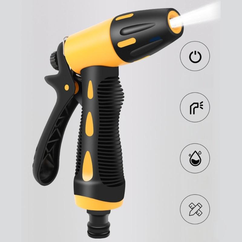 Gartenschlauchdüse Sprinkler Robuster Kunststoff Handheld Wasserdüse Hochdruck zum Bewässern von Pflanzen Autowaschen
