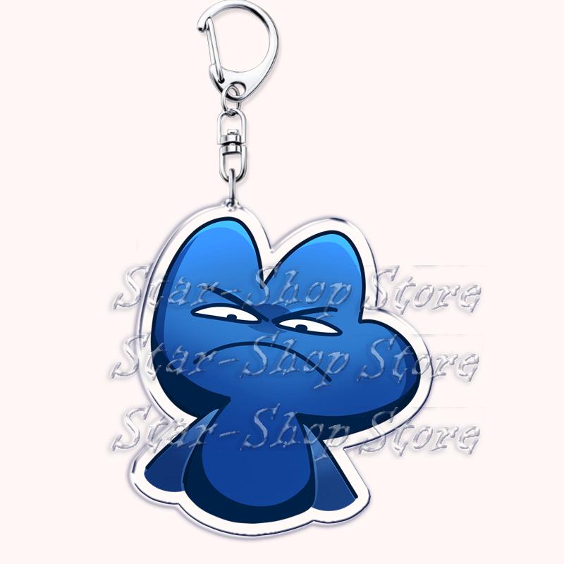 

Hot Game Shows Characters Keychain for Accessories Bag Firey Ruby Teardrop Flower Pin Coiny Price Tag Keyrings Jewelry Fans Gift