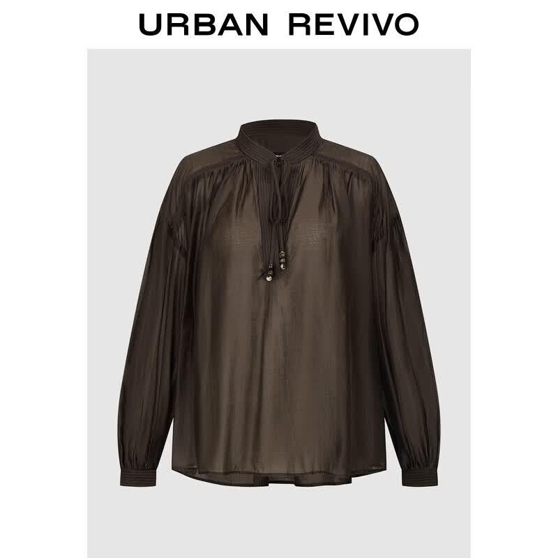 UR Women s Amber Flow Tie-Front Oversized Blouse S