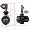 5-Light 40W LED Motorcycle Spotlight for Electric Cars - Ultra Bright External Headlight