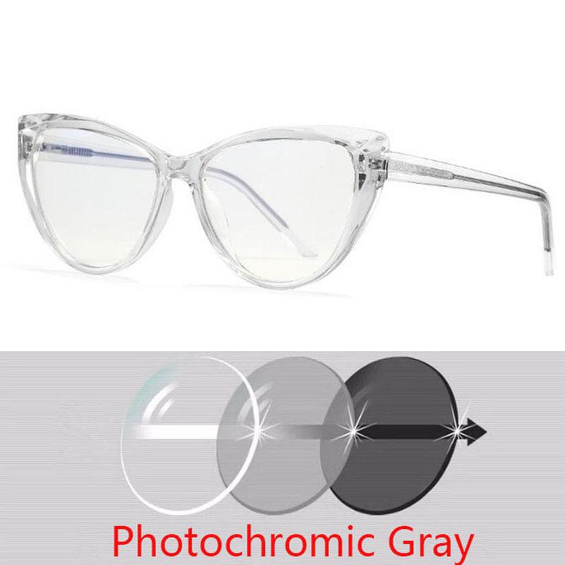 Optische Brillen Cat-Eye-Rahmen Brillen für Damen Mode Korrektionsbrillen Kurzsichtigkeit -0,5 bis -6,0 Weitsichtigkeit +0,5 bis +6,0