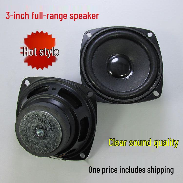 3-Inch 4-Ohm 5W Subwoofer Full-Range Satellite Speaker 78mm Mid-High Frequency