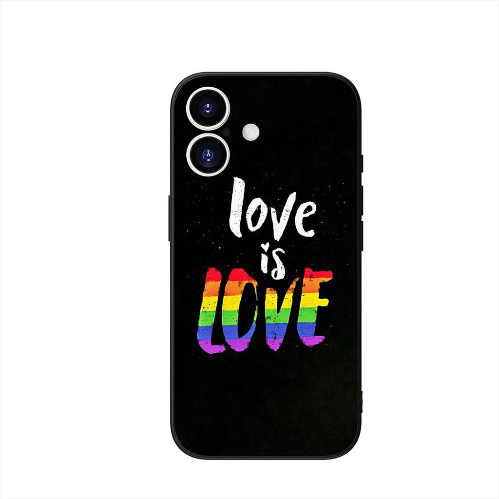 LGBTQ love is love Heart LGBT Phone Cover Case for OPPO A18 A16 A17 A38 A54 A40 A60 A80 A78 A79 A57 A55 A96 A15 A12 Casing