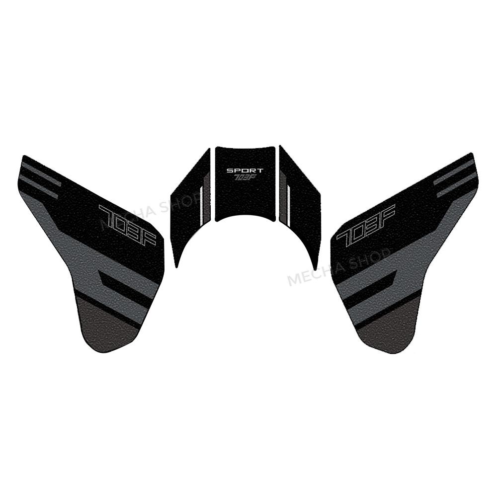 For Zontes 703F 703 F 2025 Tank Pad Sticker Motorcycle Fuel Tank Protection Anti-slip Decals