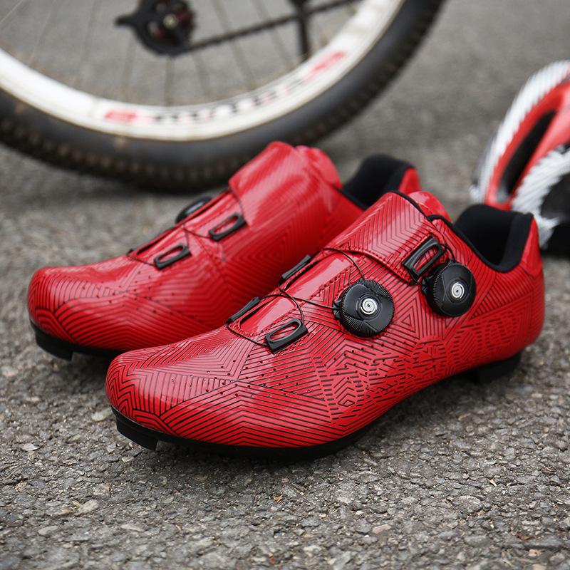 2025 outdoor men's and women's shoes new mountain bike power road lock bicycle hard sole nylon cycling shoes