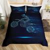Erosebridal Ice Hockey Bedding Set Twin Hockey Player Duvet Cover for Kids Boys Girls Teens Juvenile Sports Game Comforter Cover Set Soft Mi