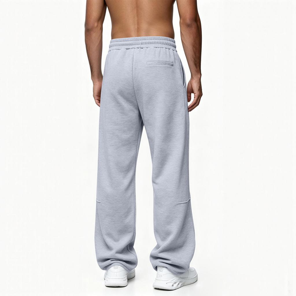 Men's Loose Fit Sweatpants Color Casual Athletic Pants for Everyday Wear