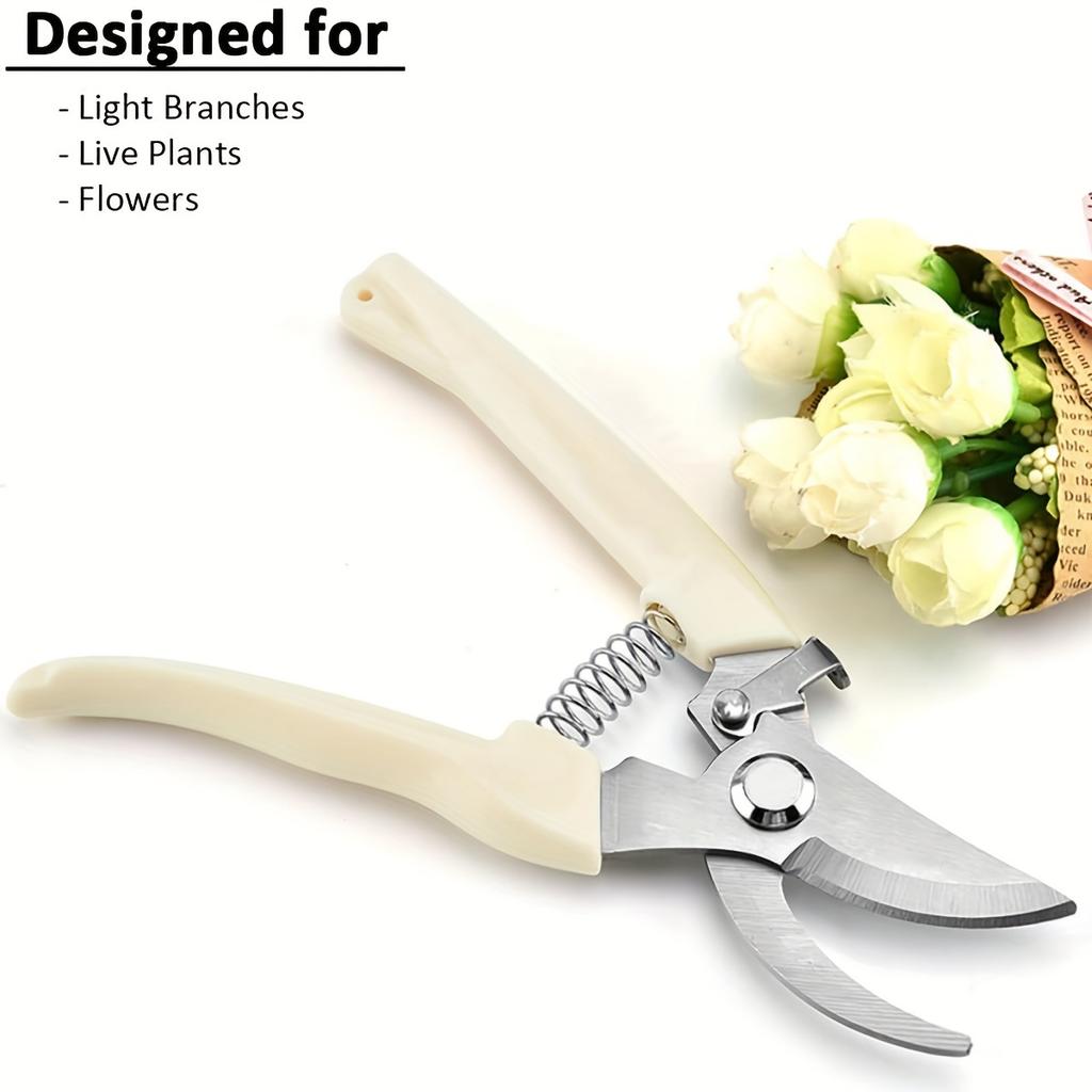 Multifunctional Stainless Steel Fruit Picking Shears Tree Pruning Shears Flower Grafting Gardening Scissors
