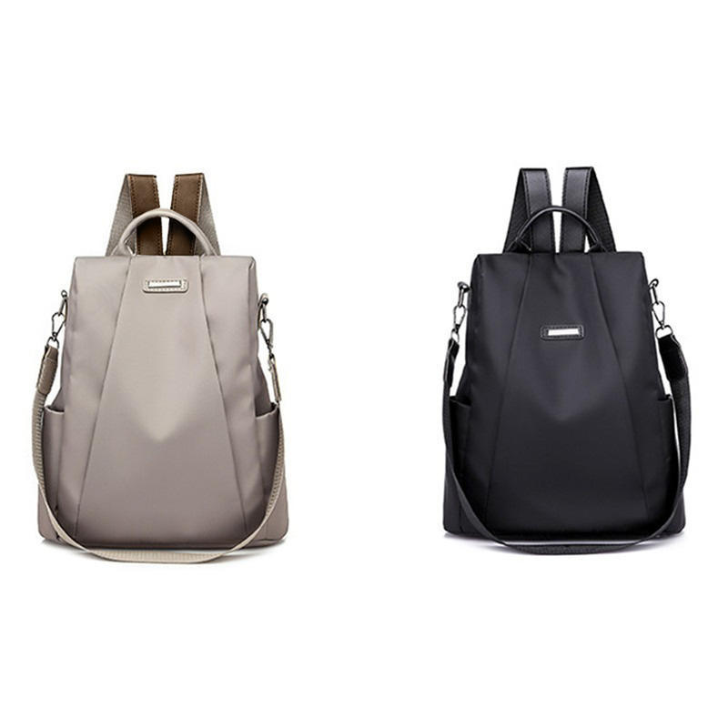 Neuer Damen Multifunktionsrucksack Lässiger Einfarbiger Schulrucksack Für Mädchen Mode Abnehmbarer Riemen Reise Umhängetasche
