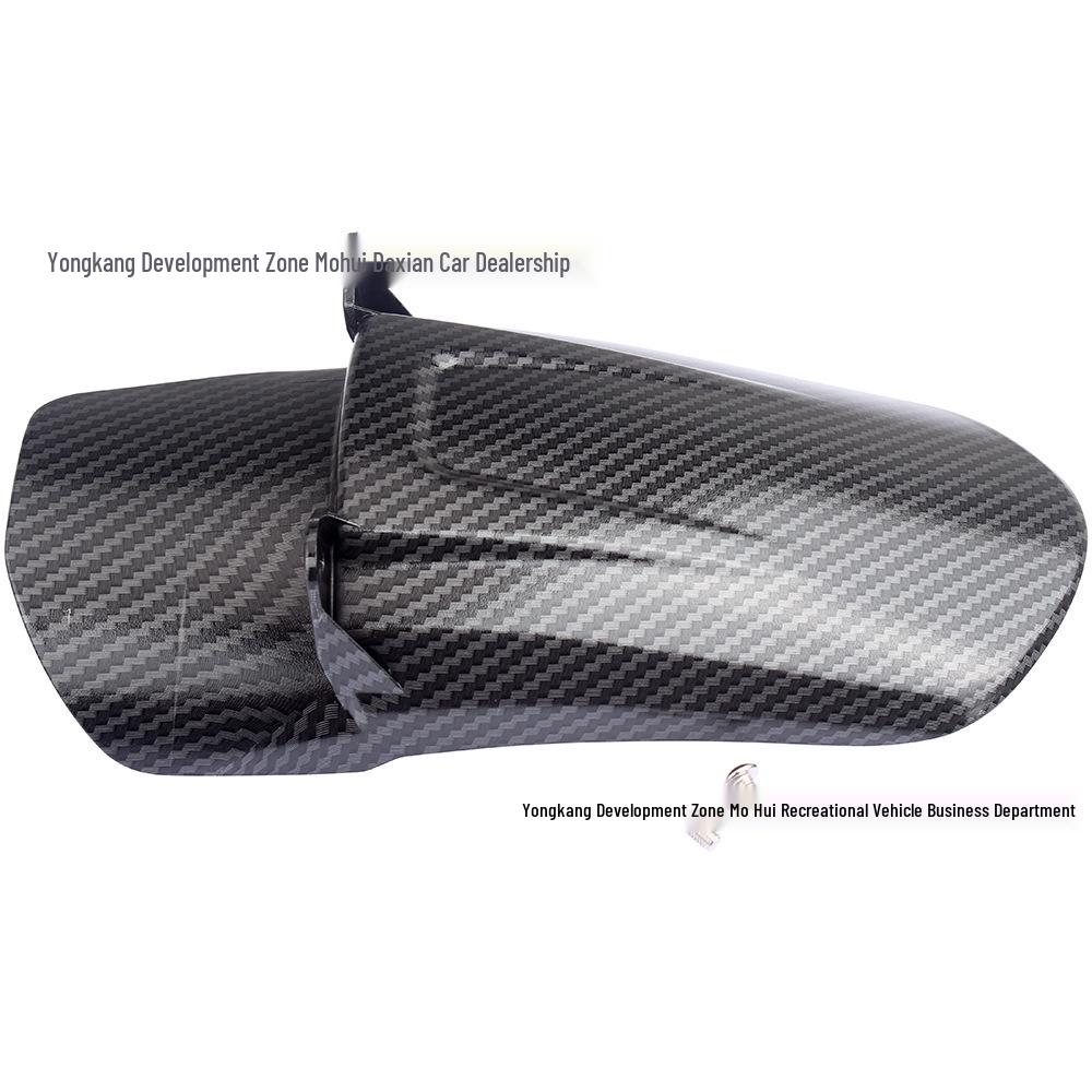 Kohlefaser-Hinterradkotflügel & Stoßdämpferabdeckung für Sur-ron Light Bee Motorrad