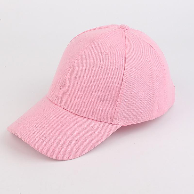 New Spring Summer Baseball Caps Solid Color Women Ponytail Snapback Men Hip Hop Visor Caps Outdoor Fashion Sport Hats Casual Cap
